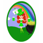 Girl Leprechaun 2 With Rainbow Tshirts