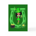 Girl Leprechaun 3 cards