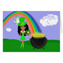 Girl Leprechaun 3 cards