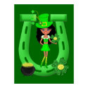 Girl Leprechaun 3 Poster posters by KirstenEdwards Girl Leprechaun 3 Poster posters