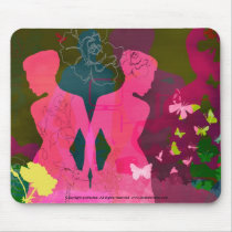'Girl Love' Designer Mousepad by evatatcheva 'Girl Love' Designer Mousepad