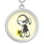 Girl M yellow Necklace