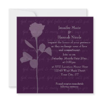 Girl Meets Girl Personalized Invitations
