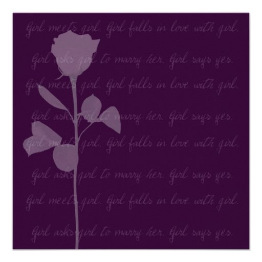Girl Meets Girl Personalized Invitations