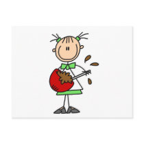 Girl Mixing Batter T-shirts and Gifts Post Card