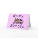 Girl Monkey 2nd Birthday Tshirts and Gifts cards