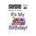 Girl Monkey 4th Birthday Tshirts and Gifts postage