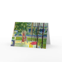Girl Next Door Greeting Card by mozache Girl Next Door Greeting Card