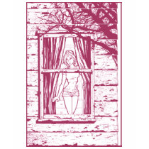 Girl Next Door Pink Print t-shirts by Luke_Taylor Girl Next Door Pink Print t-shirts