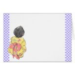 Girl of the Japanese bathrobe cards