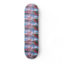 GIRL ON A RED CAMEL SKATE BOARDS