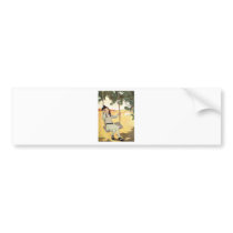 Girl on a Swing Bumper Sticker