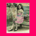 Girl on Bench postcards