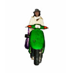 Girl on scooter t-shirts