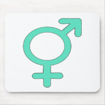 GIRL OR BOY BLEU.PNG MOUSE PAD