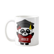 Girl Panda Maroon & White 2012 Grad Mugs