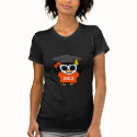 Girl Penguin Orange & White 2012 Grad T-shirts