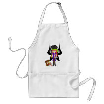 Girl Pirate Faery with Treasure and Flag Apron by KirstenEdwards Girl Pirate Faery with Treasure and Flag Apron