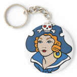 Girl Pirate Key Chains