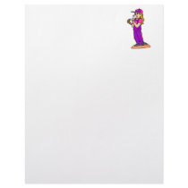 girl pitcher letterhead template