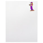 girl pitcher letterhead template