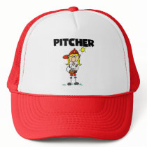 Girl Pitcher Tshirts and Gifts hats