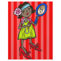 Girl Playing Dress Up Flyer