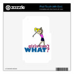 Girl Playing Golf Decal For iPod Touch 4G
