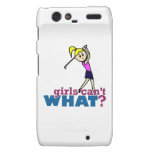 Girl Playing Golf Motorola Droid RAZR Cases