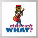 Girl Playing Guitar Posters
