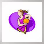 Girl Point Guard Posters