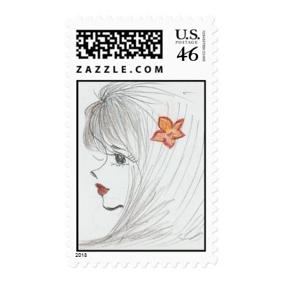 girl postage by icopprell