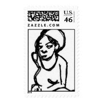 girl postage