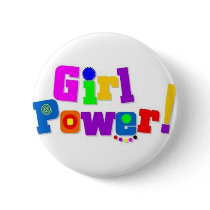 Girl Power Pinback Buttons