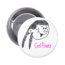 Girl Power Buttons
