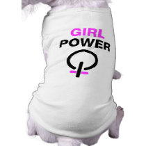 Girl Power pet clothing by FunnySillyShirts Girl Power pet clothing