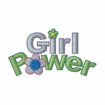 Girl Power embroidered shirts