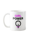 Girl Power mugs by FunnySillyShirts Girl Power mugs