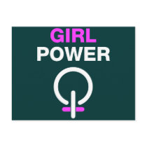 Girl Power postcards by FunnySillyShirts Girl Power postcards
