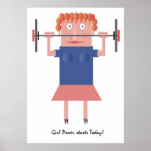 GIRL POWER POSTER FROM JIM MALTESE