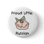 Girl Proud Little Russian Button