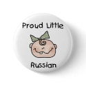 Girl Proud Little Russian buttons
