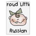 Girl Proud Little Russian cards