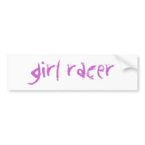 girl racer bumper stickers by tim_bitte girl racer bumper stickers