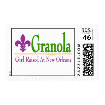 Girl Raised At New Orleans postage by figstreetstudio Girl Raised At New Orleans postage
