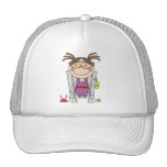 Girl Relaxing at Beach Tshirts and Gifts Hats