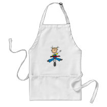 Girl Riding Scooter Apron