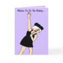 Girl Rock Star Birthday cards