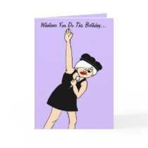Girl Rock Star Birthday cards