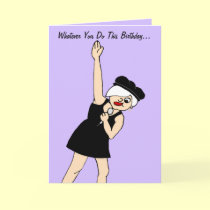 Girl Rock Star Birthday cards